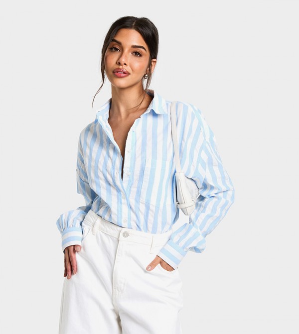 Striped Oversized Shirt