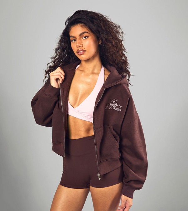 Dsgn Studio Zip-Through Hooded Jacket
