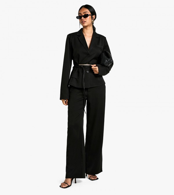 Tailored Straight Fit Trousers