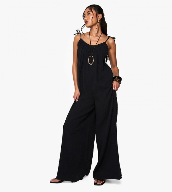 Cheesecloth Swing Jumpsuit