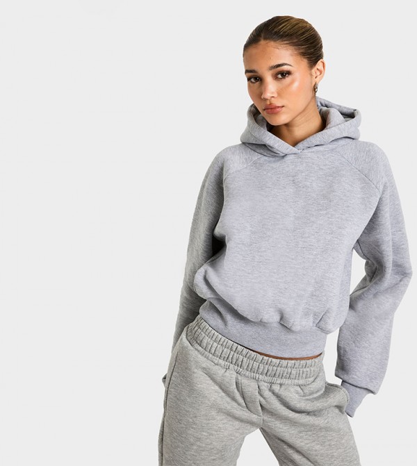 Deep Hem Oversized Hoodie
