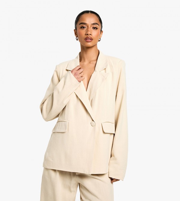 بليزر شبه لينن للمقاسات الصغيرة 