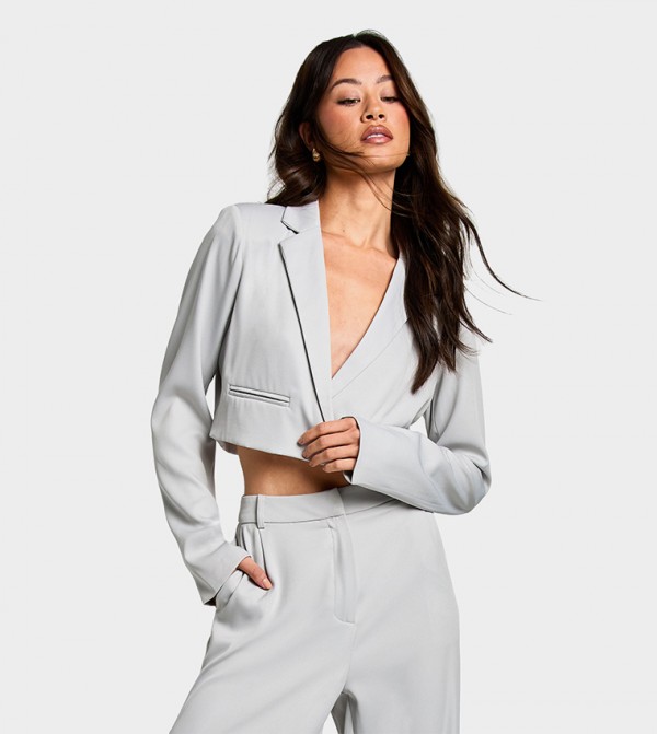 Tall Boxy Fit Crop Blazer
