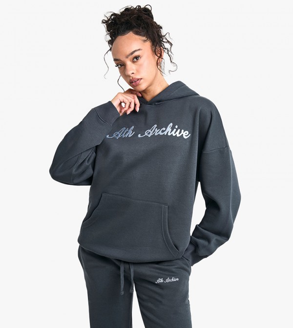 Ath Archive Embroidered Oversized Hoodie
