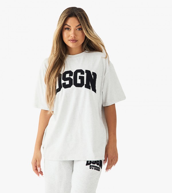Dsgn Studio Appliqued Oversized T-Shirt