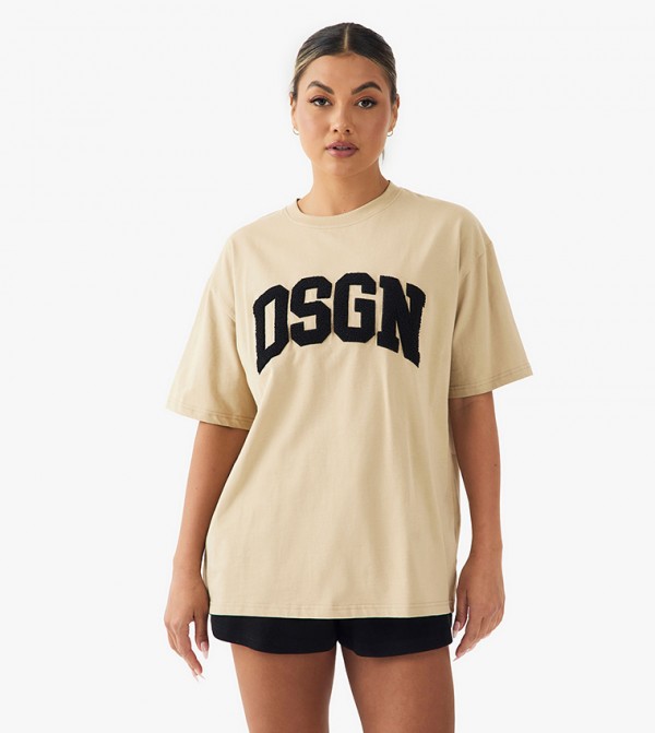 Dsgn Studio Appliqued Oversized T-Shirt
