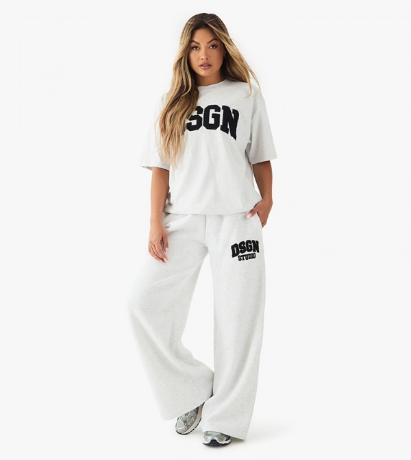 Dsgn Studio Toweling Applique Sweatpants