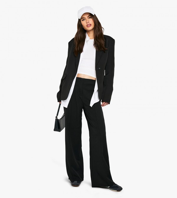 Tailored Wide Leg Trousers