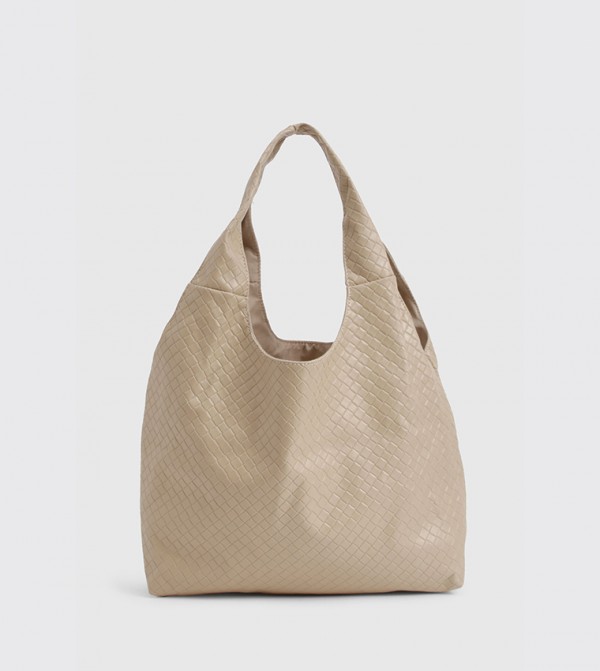 Woven Slouchy Hobo Bag