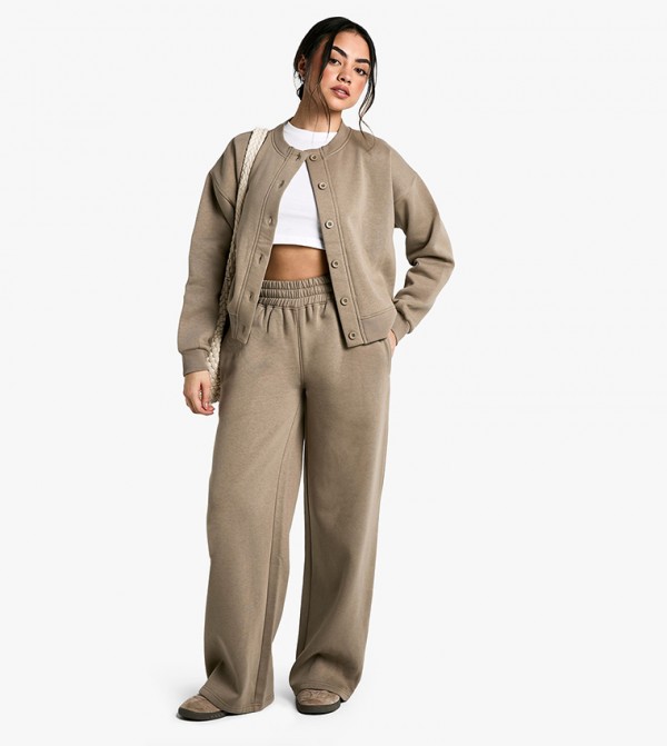 High Waist Wide Leg Sweatpants
