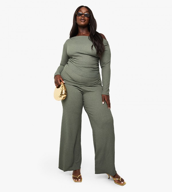 Curve Tie Waist Trousers