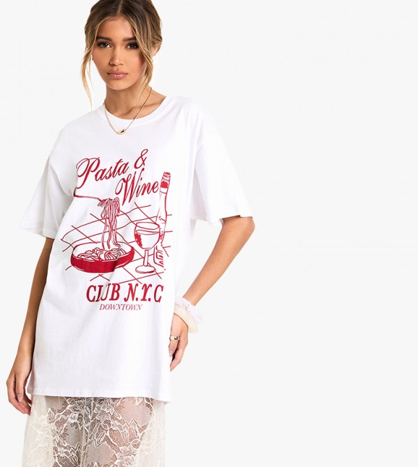 Printed Oversized T-Shirt