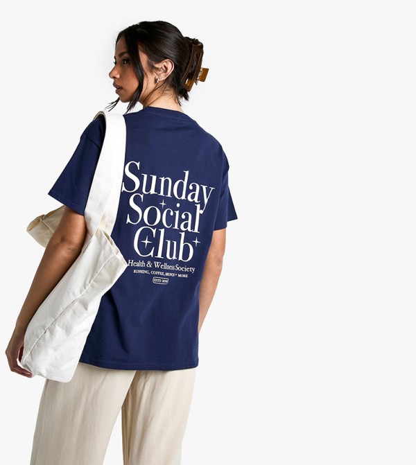 Back Printed Oversized T-Shirt