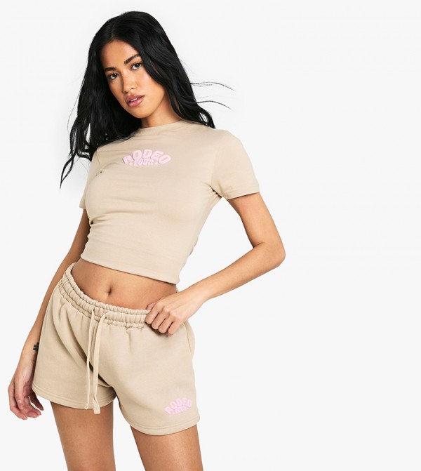 Rodeo Tour Puff Print Sweatshorts