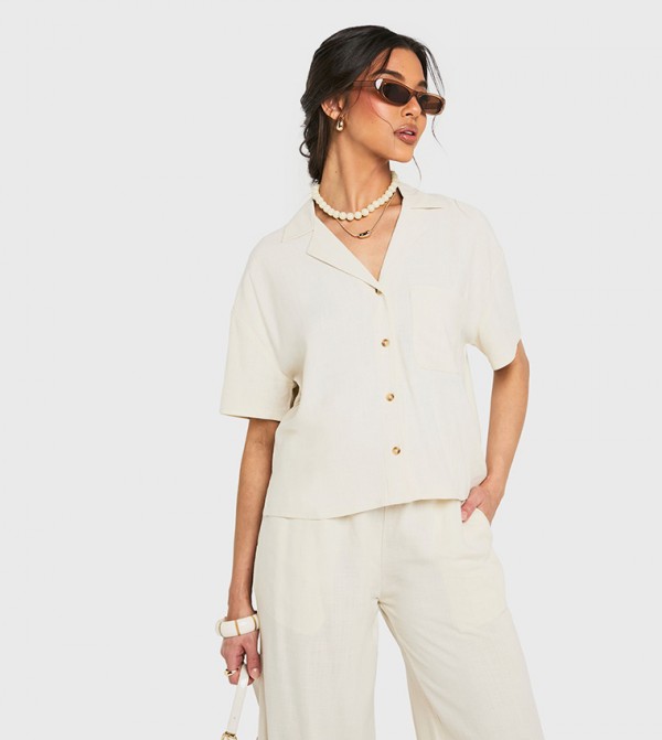 Premium Linen Short Sleeves Shirt