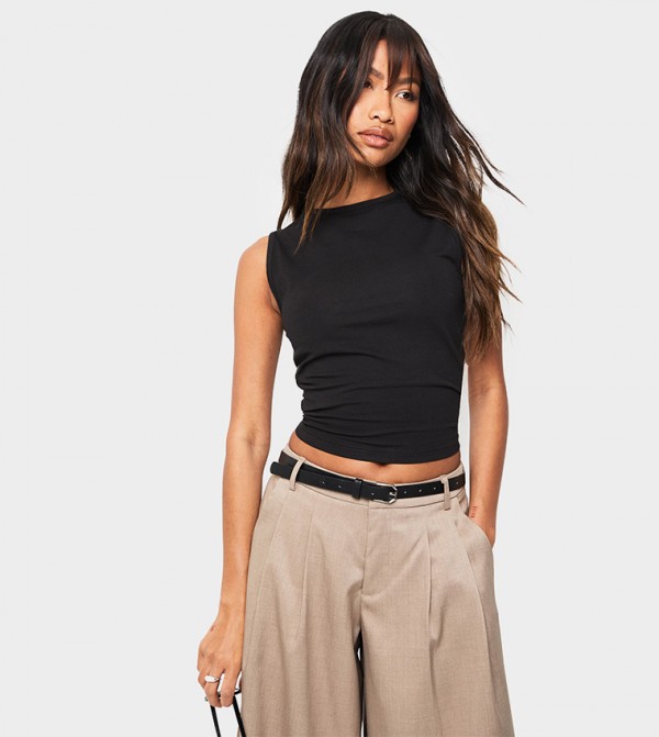 Open Back Sleeveless Top