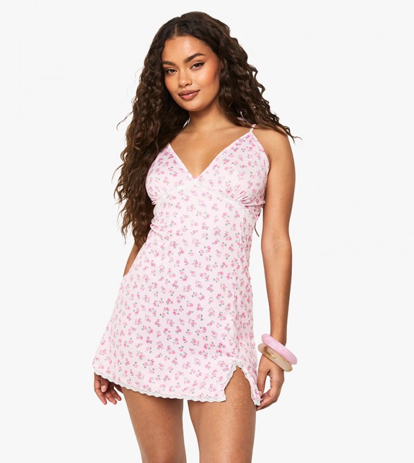 Ditsy Floral Strappy Mini Dress