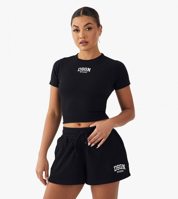 Design Studio Embroidered Shorts
