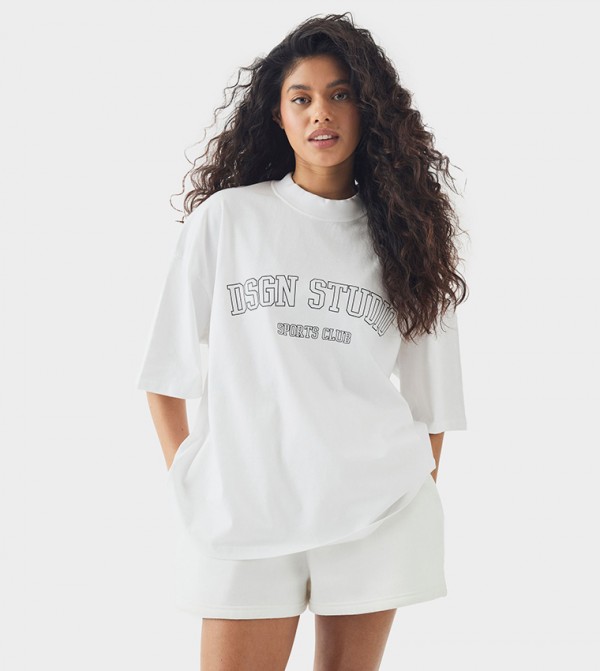 Dsgn Studio Sports Club Heavyweight Oversized T-Shirt