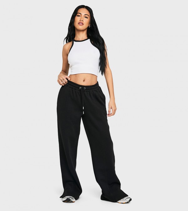 Split Hem Straight Fit Joggers