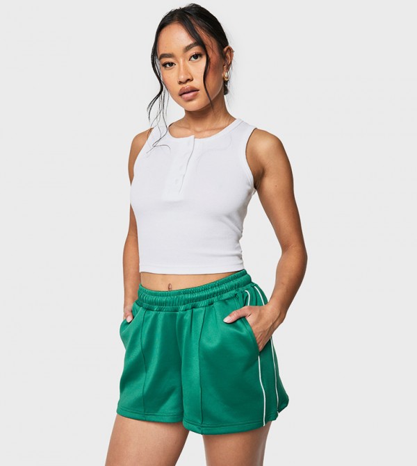 Tricot Side Striped Shorts