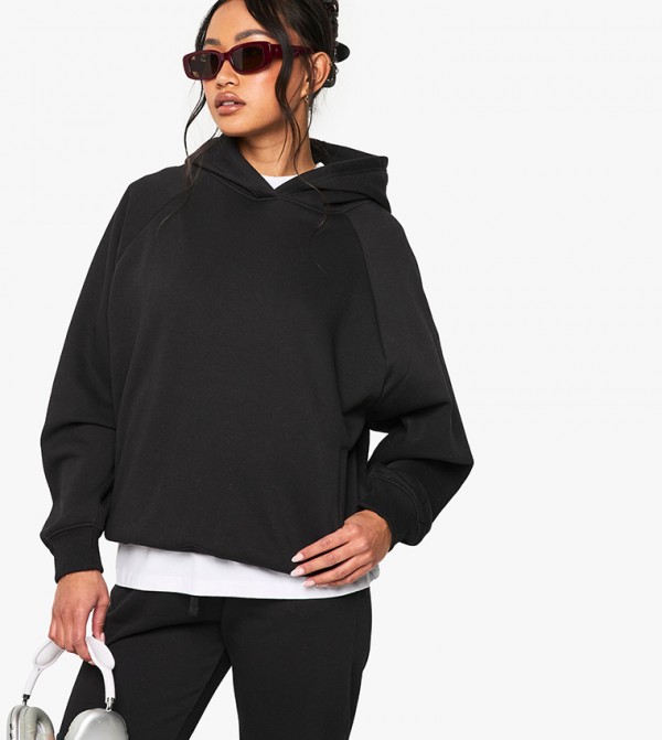 Raglan Sleeves Oversized Hoodie