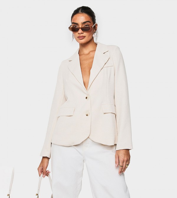 Boucle Long Sleeves Blazer