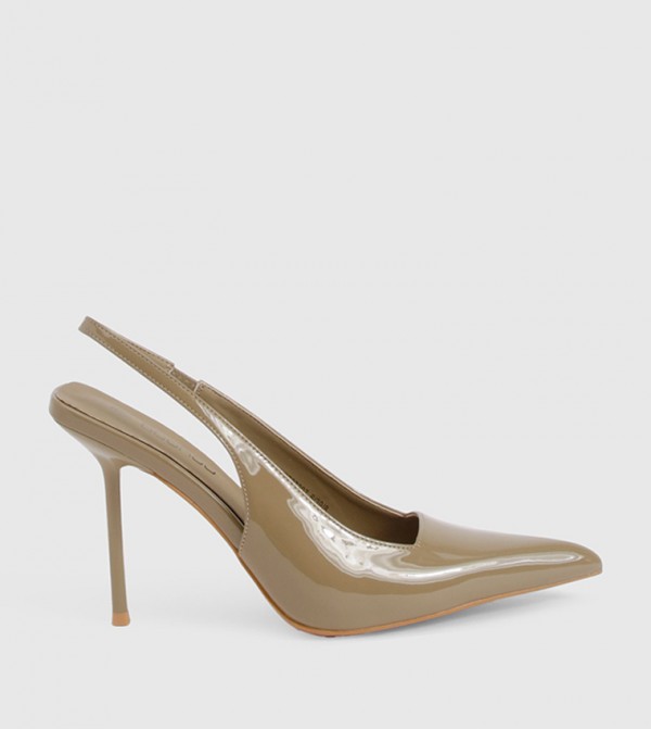 Extreme Pointed Toe Slingback Pumps