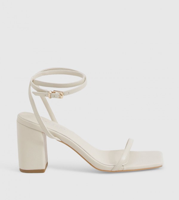 Barely There Block Heel Sandals