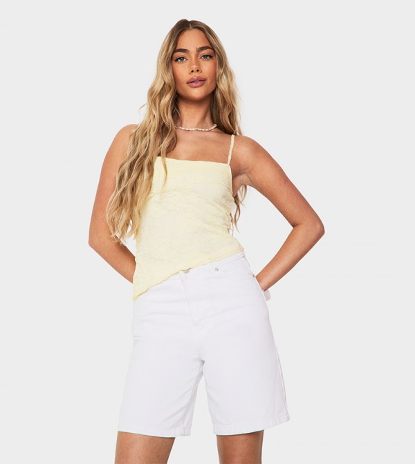 Lace Asym Layered Cami Top