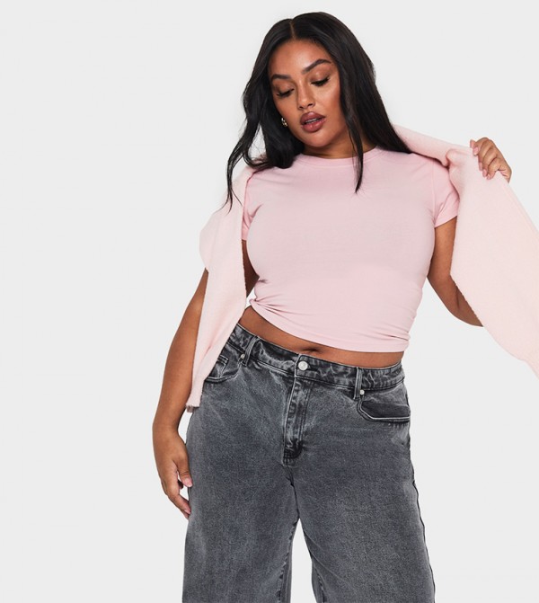Curve Solid Crop Top