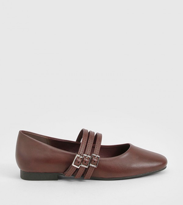 Triple Strap Mary Jane Shoes