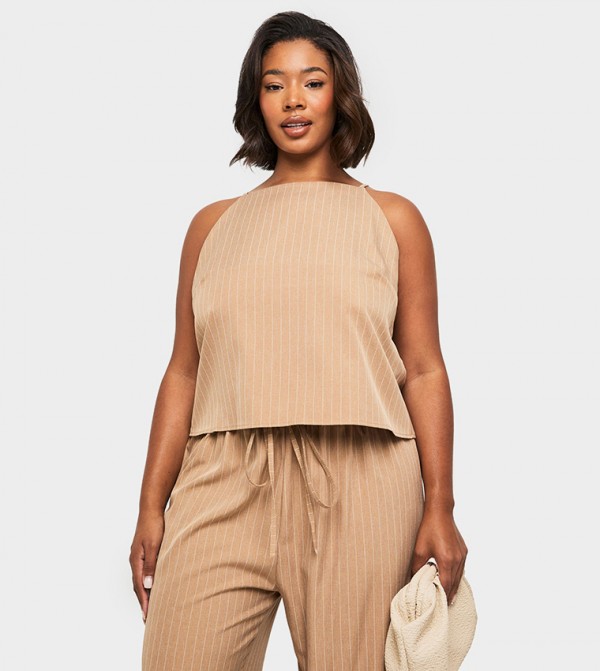 Curve Striped Cami Top