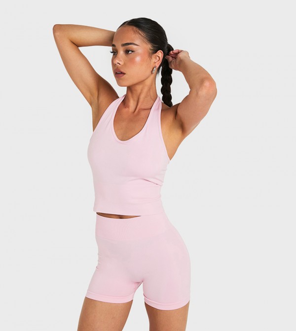 Seamless Sculpt Halterneck Top