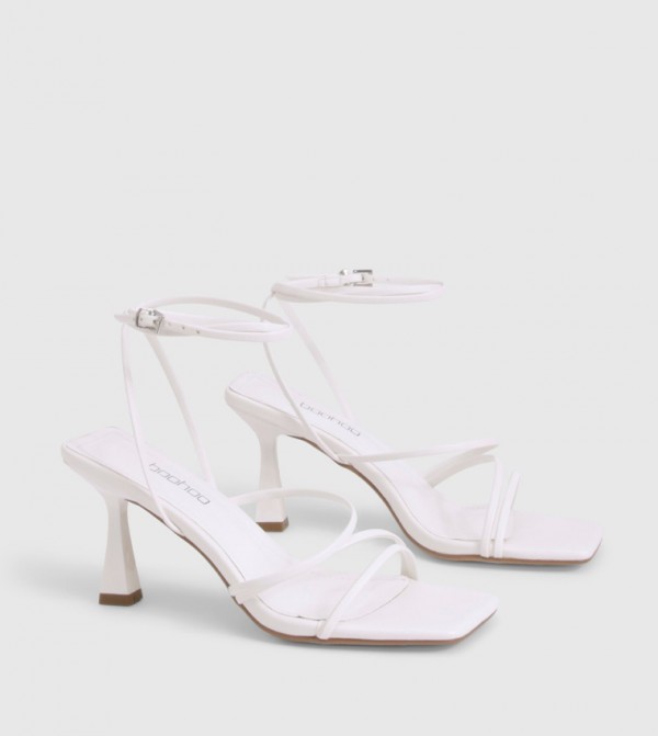Wide Fit Strappy Heeled Sandals