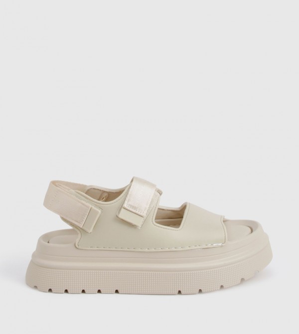 Double Strap Chunky Platform Sandals