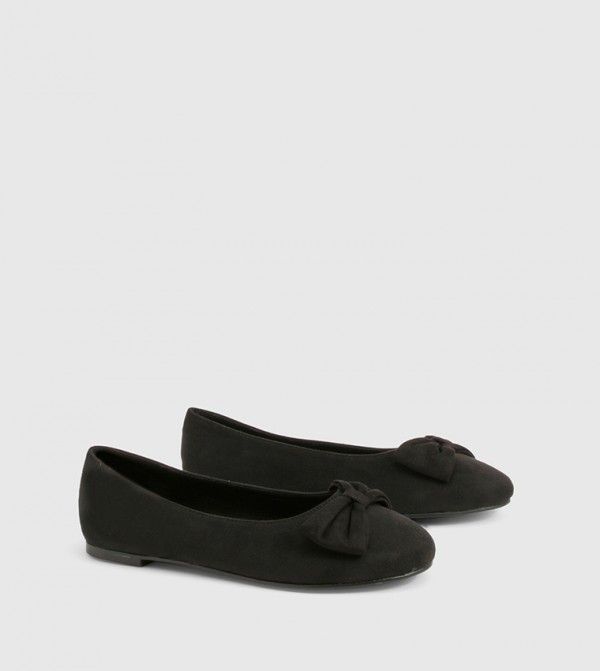 Wide Fit Bow Ballerinas