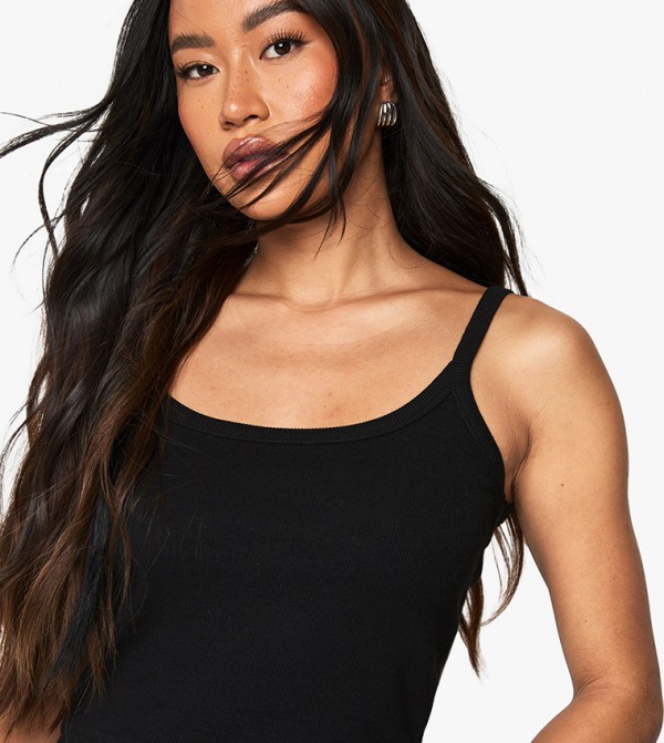 Thick Binding Crop Cami Top