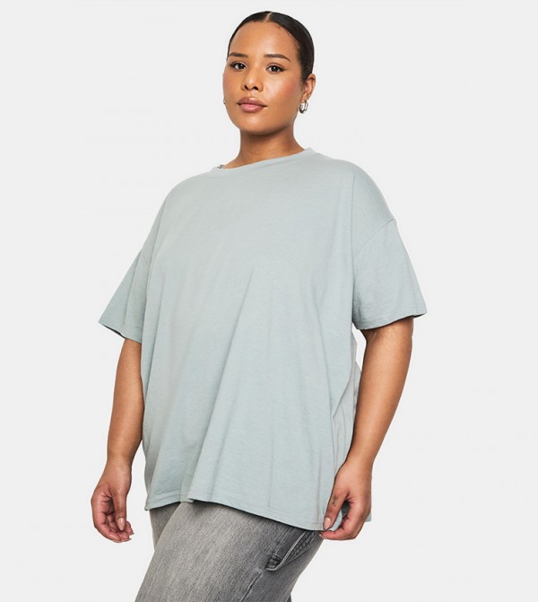 Curve Short Sleeves Oversized T-Shirt