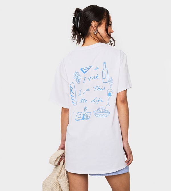 Graphic Printed Oversized T-Shirt