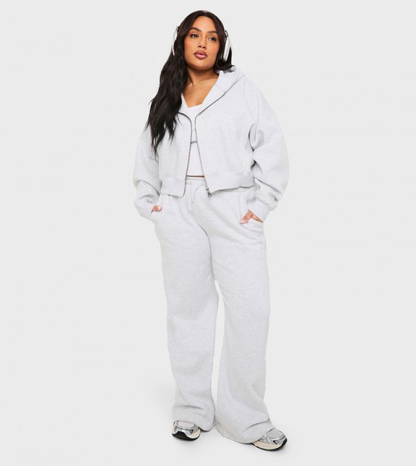 Curve Drawstring Waist Sweatpants