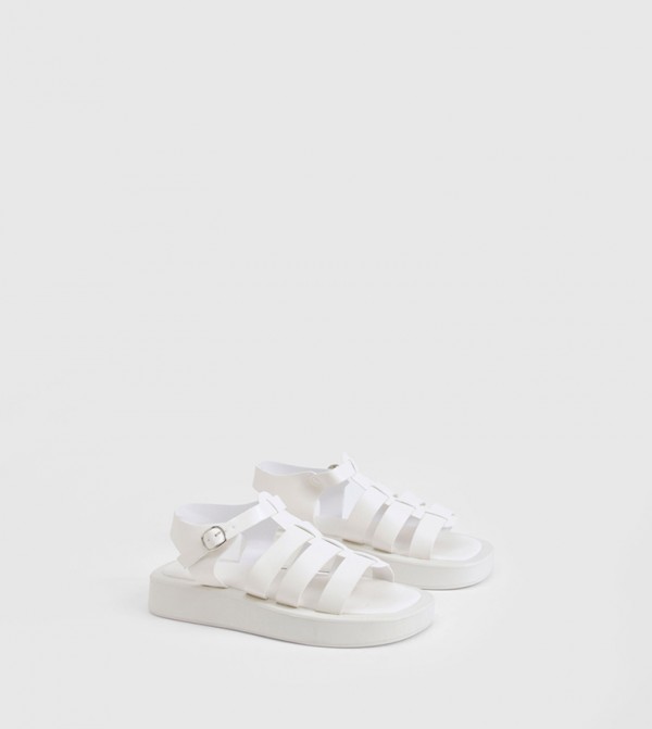 Chunky Cage Flatform Sandals