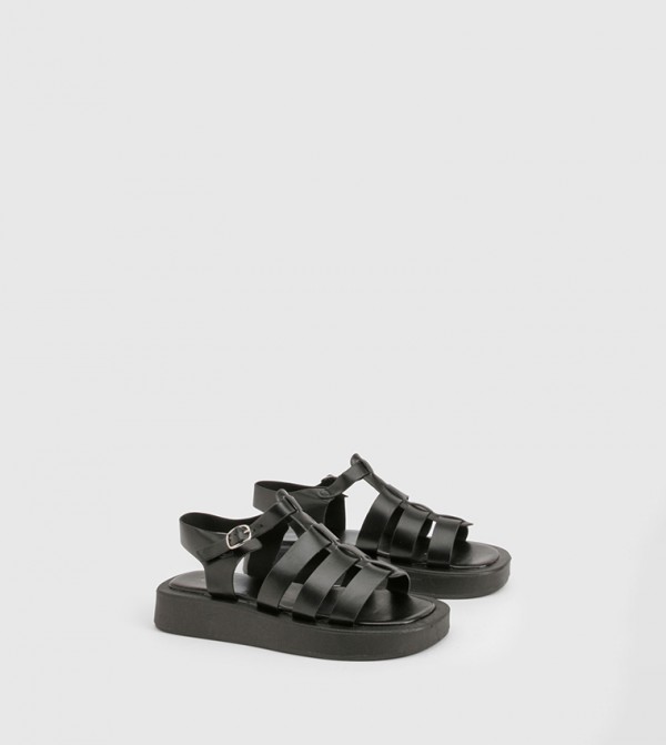 Chunky Cage Flatform Sandals