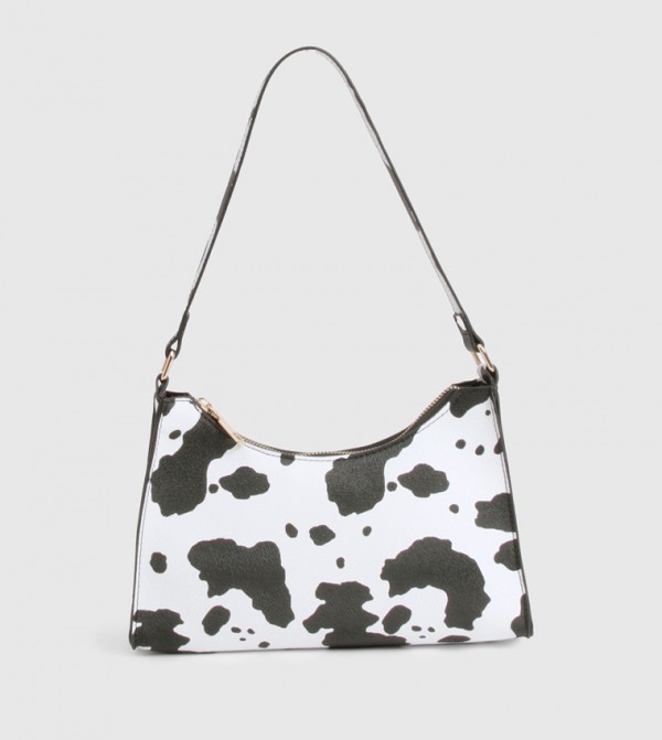 Cow Printed Shoulder Bag