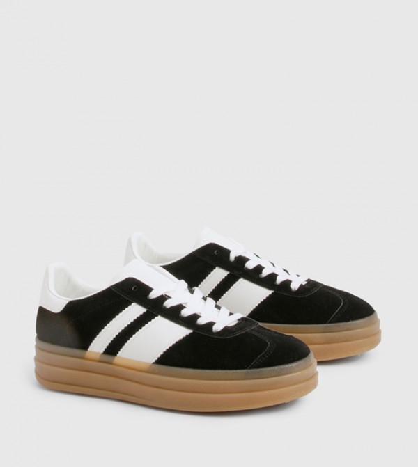 Platform Sole Chunky Lace-Up Shoes