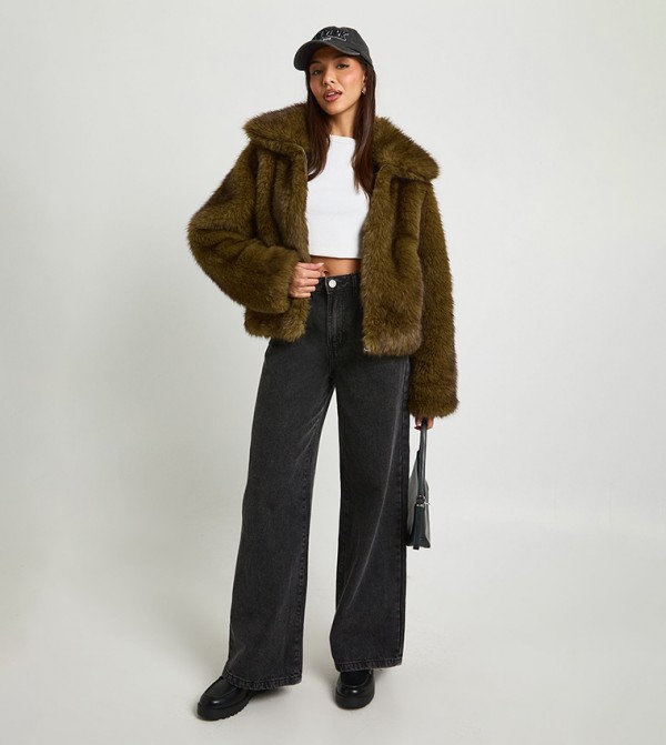 جاكيت فرو صناعي 