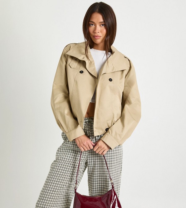 جاكيت بومبر ترنش كم طويل