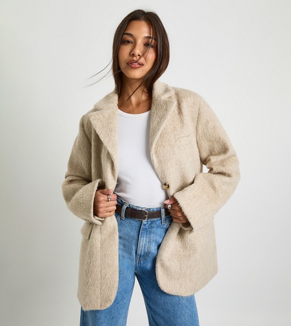 Premium Wool Look Blazer