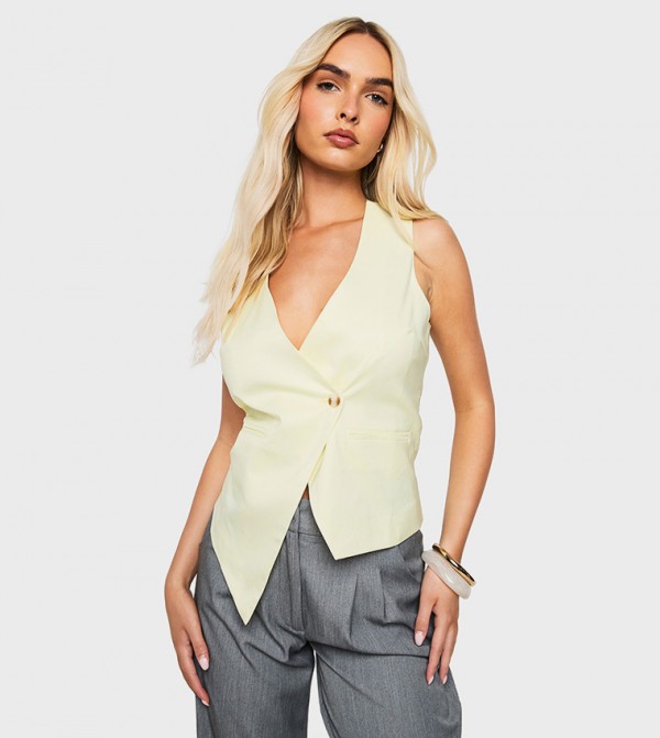 Asymmetric Tailored Waistcoat