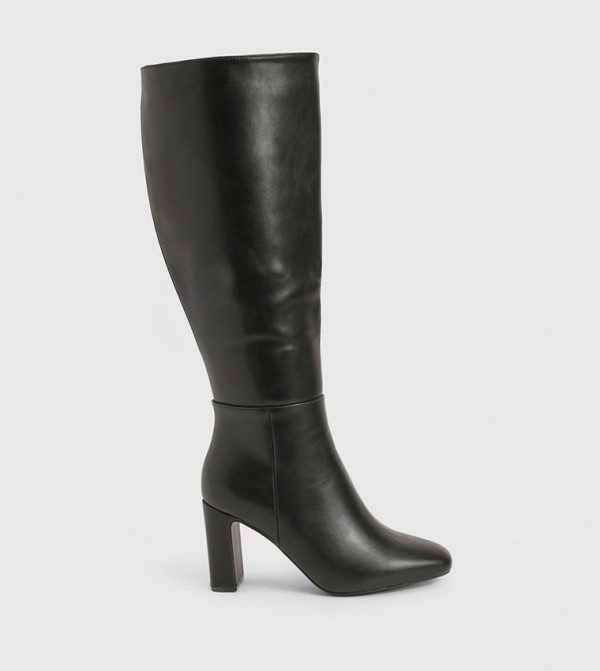 Knee High Block Heel Boots